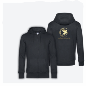 Sweat zippé avec capuche des écuries du Carrous’aile
